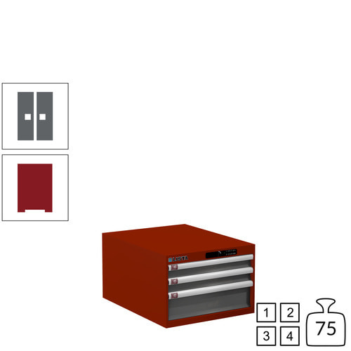 Lista Schubladenschrank / 383x564x725 mm / 3 Schubladen / 75kg / 78.505/78.506 - Bild 37 von 46