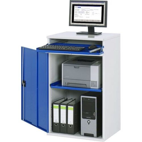 Computerschrank stationär, PC-Arbeitsplatz, Tastaturfach, Dokumentenfach stabil - Bild 4 von 4