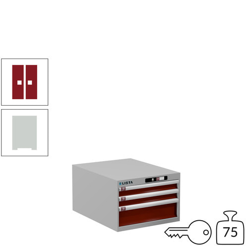 Lista Schubladenschrank / 383x564x725 mm / 3 Schubladen / 75kg / 78.505/78.506 - Bild 30 von 46