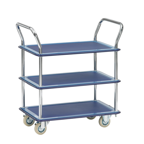 FETRA Ganzstahl Tischwagen / Etagenwagen / Kommissionierwagen -Transportwagen - Bild 5 von 5