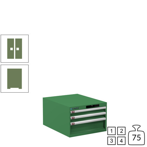 Lista Schubladenschrank / 383x564x725 mm / 3 Schubladen / 75kg / 78.505/78.506 - Bild 35 von 46