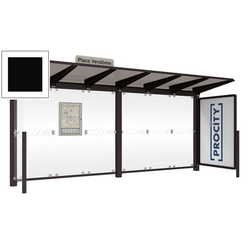 Wartehalle, Aushangkasten, Stationsschild, Schaukasten, 2.4 x 5.0 x 1.5m (HxBxT) - Bild 17 von 20