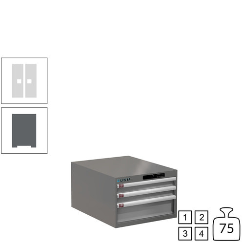 Lista Schubladenschrank / 383x564x725 mm / 3 Schubladen / 75kg / 78.505/78.506 - Bild 19 von 46