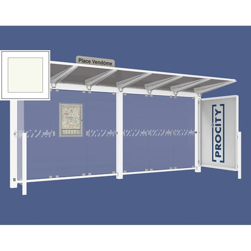 Wartehalle, Aushangkasten, Stationsschild, Schaukasten, 2.4 x 5.0 x 1.5m (HxBxT) - Bild 18 von 20