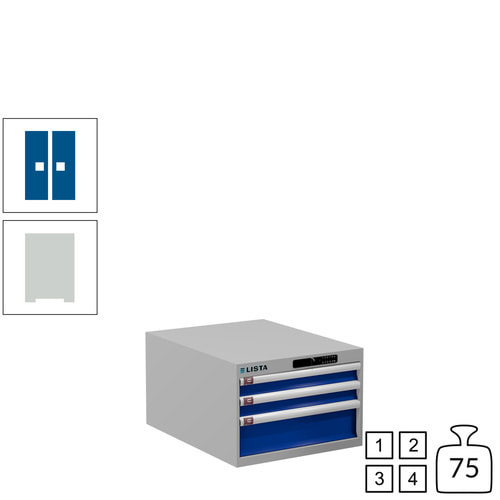 Lista Schubladenschrank / 383x564x725 mm / 3 Schubladen / 75kg / 78.505/78.506 - Bild 31 von 46