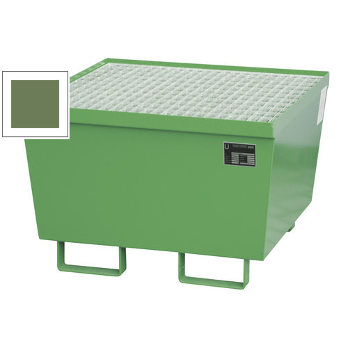 Ineinander stapelbare Auffangwanne / Gitterrost / 215 l / Breite 800 mm - Bild 12 von 14