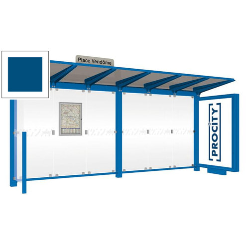 Wartehalle, Infokasten, Stationsschild, Leuchtkasten, 2.4 x 5.0 x 1.5m (HxBxT) - Bild 13 von 20