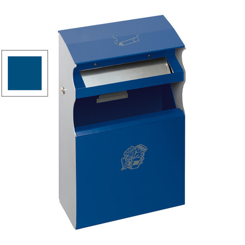 Mülleimer, Papierkorb, Abfallsammler, Aschenbecher, Ascher, Wandascher, 15 l - Bild 8 von 12