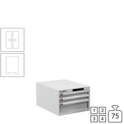 Lista Schubladenschrank / 383x564x725 mm / 3 Schubladen / 75kg / 78.505/78.506 - Bild 33 von 46