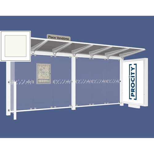 Wartehalle, Infokasten, Stationsschild, Leuchtkasten, 2.4 x 5.0 x 1.5m (HxBxT) - Bild 18 von 20
