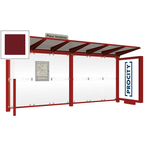 Wartehalle, Infokasten, Stationsschild, Leuchtkasten, 2.4 x 5.0 x 1.5m (HxBxT) - Bild 11 von 20