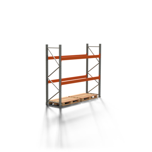 Palettenregal ARTUS 3 Ebenen / 3 t / 2,5x2,7x0,8 m / Schwerlastregal / Regalwerk - Bild 8 von 8