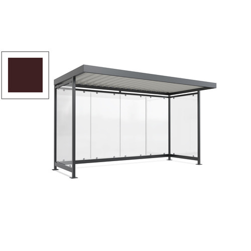 Raucherunterstand, Fahrgastunterstand, 2.510 x 4.195 x 2.165 mm, 6 Wände - Bild 44 von 192