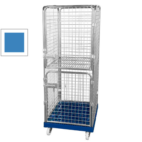 Gitterwagen 1,8m Rollwagen, Kommissionierwagen Wäschewagen Rollbox Antidiebstahl - Bild 7 von 11
