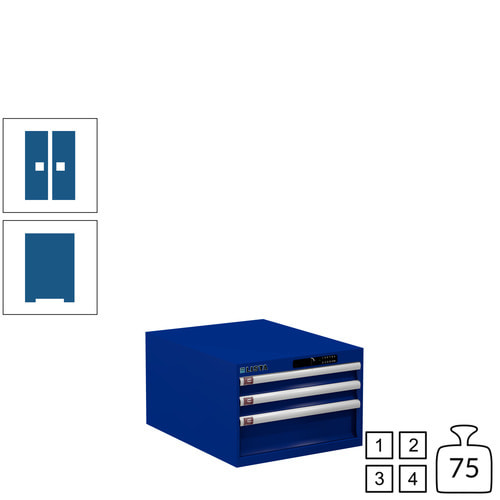 Lista Schubladenschrank / 383x564x725 mm / 3 Schubladen / 75kg / 78.505/78.506 - Bild 13 von 46