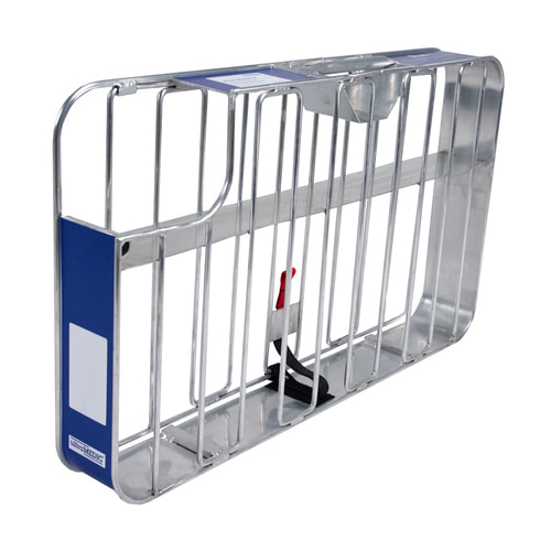 ultraMEDIC Schlauchtragekorb,51x87x15cm,Schlauchpaket, B-Schlauch, Rot oder Blau - Bild 7 von 8