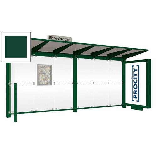 Wartehalle, Infokasten, Stationsschild, Leuchtkasten, 2.4 x 5.0 x 1.5m (HxBxT) - Bild 14 von 20