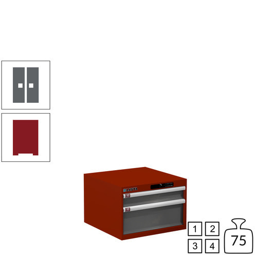 Lista Schubladenschrank / 383x564x572 mm / 2 Schubladen / 75kg / 78.467/78.468 - Bild 37 von 46