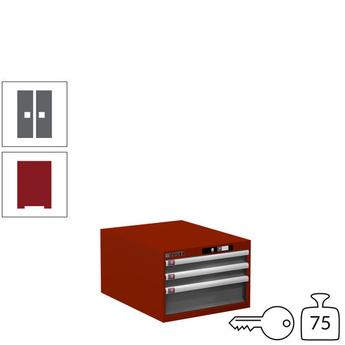 Lista Schubladenschrank / 383x564x725 mm / 3 Schubladen / 75kg / 78.505/78.506 - Bild 38 von 46