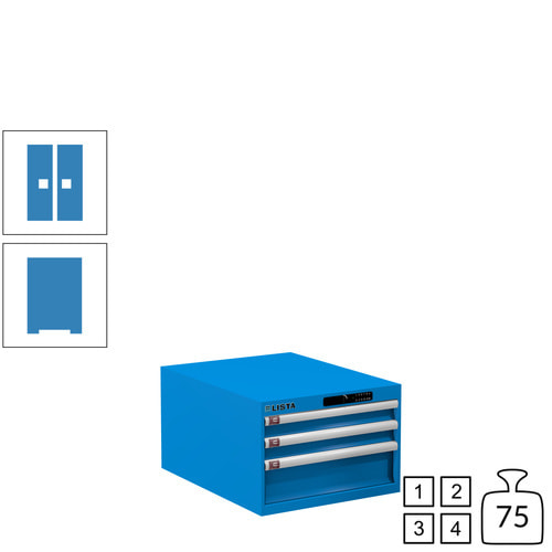 Lista Schubladenschrank / 383x564x725 mm / 3 Schubladen / 75kg / 78.505/78.506 - Bild 21 von 46