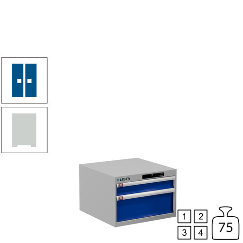 Lista Schubladenschrank / 383x564x572 mm / 2 Schubladen / 75kg / 78.467/78.468 - Bild 31 von 46