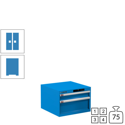 Lista Schubladenschrank / 383x564x572 mm / 2 Schubladen / 75kg / 78.467/78.468 - Bild 21 von 46