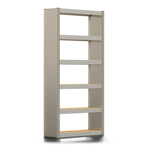 Archivregal mit Seitenwand, Aktenregal / 2057 x 1005 x 300 mm, 6 Böden a 250 kg - Bild 7 von 7