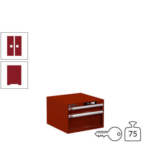 Lista Schubladenschrank / 383x564x572 mm / 2 Schubladen / 75kg / 78.467/78.468 - Bild 40 von 46