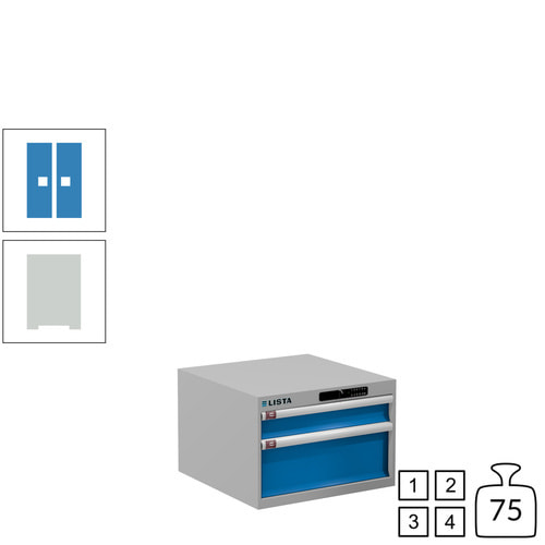 Lista Schubladenschrank / 383x564x572 mm / 2 Schubladen / 75kg / 78.467/78.468 - Bild 25 von 46