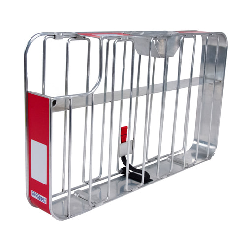 ultraMEDIC Schlauchtragekorb,51x87x15cm,Schlauchpaket, B-Schlauch, Rot oder Blau - Bild 8 von 8