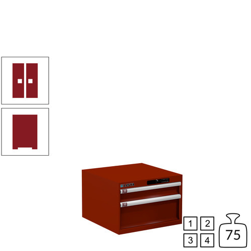 Lista Schubladenschrank / 383x564x572 mm / 2 Schubladen / 75kg / 78.467/78.468 - Bild 39 von 46