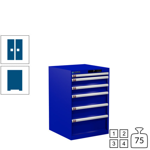 Lista Schubladenschrank / 850x564x572 mm / 6 Schubladen / 75kg / 78.953/78.954 - Bild 15 von 46