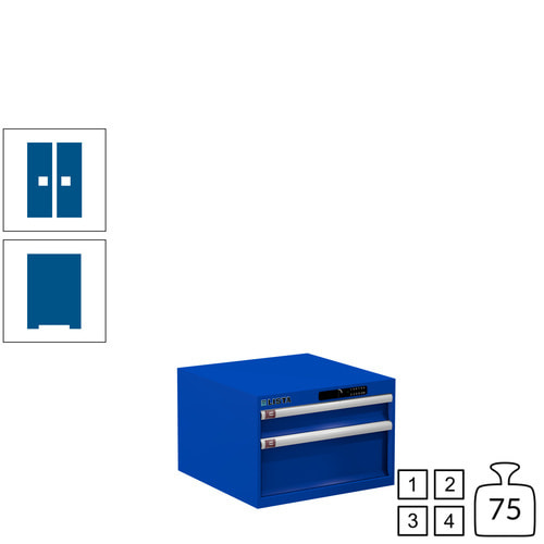 Lista Schubladenschrank / 383x564x572 mm / 2 Schubladen / 75kg / 78.467/78.468 - Bild 43 von 46