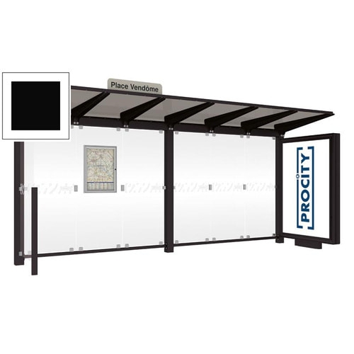 Wartehalle, Infokasten, Stationsschild, Leuchtkasten, 2.4 x 5.0 x 1.5m (HxBxT) - Bild 17 von 20