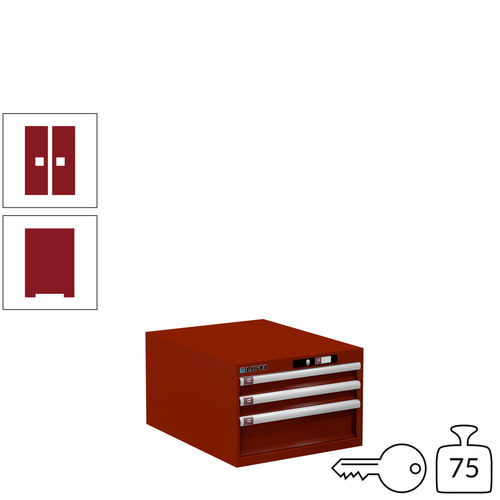 Lista Schubladenschrank / 383x564x725 mm / 3 Schubladen / 75kg / 78.505/78.506 - Bild 40 von 46