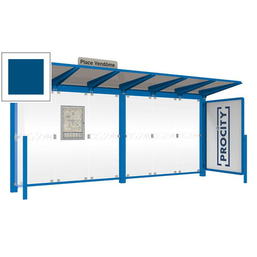 Wartehalle, Aushangkasten, Stationsschild, Schaukasten, 2.4 x 5.0 x 1.5m (HxBxT) - Bild 13 von 20