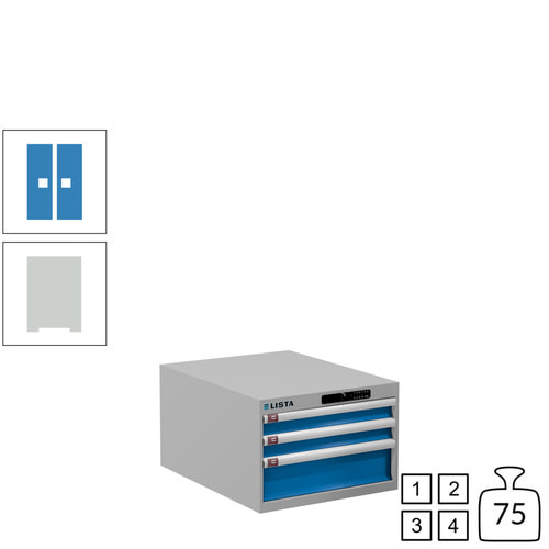 Lista Schubladenschrank / 383x564x725 mm / 3 Schubladen / 75kg / 78.505/78.506 - Bild 25 von 46