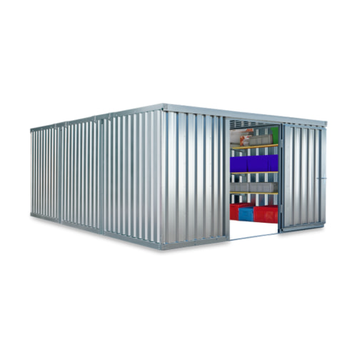 Container, Lagercontainer, Materialcontainer, 2,2 x 4,1 x 6,5 m, Boden wählbar - Bild 4 von 4