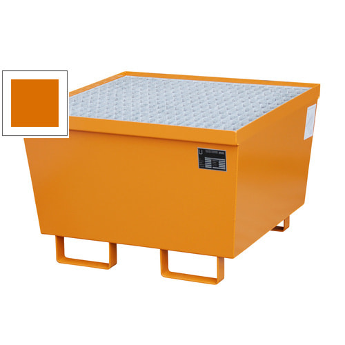 Ineinander stapelbare Auffangwanne / Gitterrost / 215 l / Breite 800 mm - Bild 9 von 14