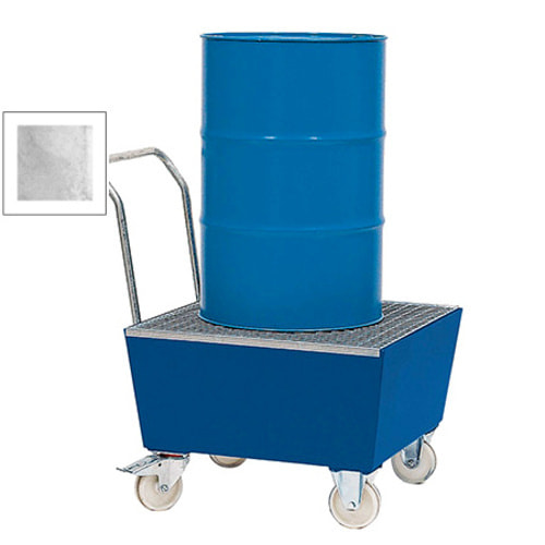 Fahrbare Auffangwanne / 1 x 200 l Fass / 850kg / Rost / 1.130x1.020x815 mm - Bild 3 von 3